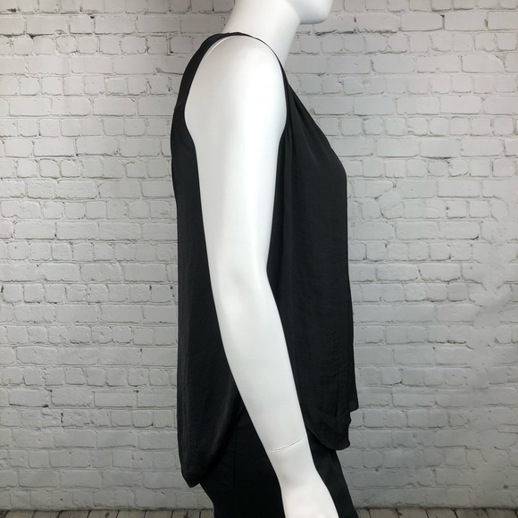 0X 1X 3X Alfani Black V Neck Sleeveless Blouse - Picture 4 of 5